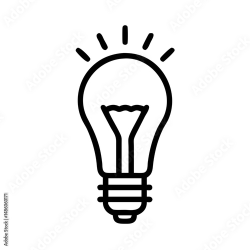 Icon of a Light Bulb