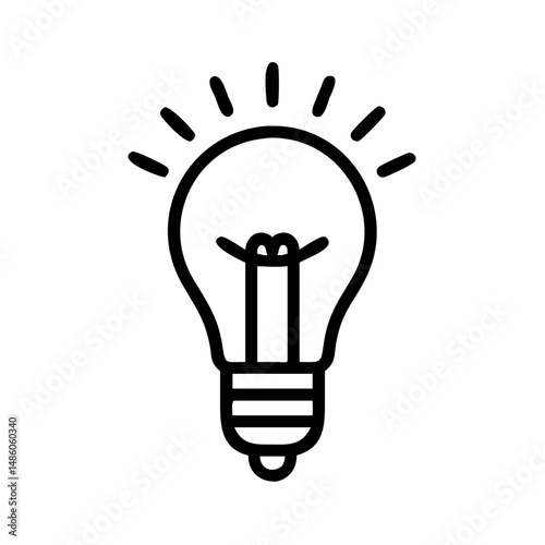 Icon of a Light Bulb