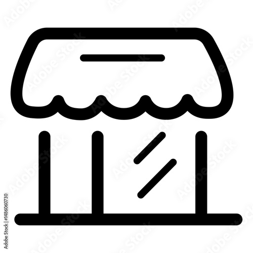 Store icon stroke
