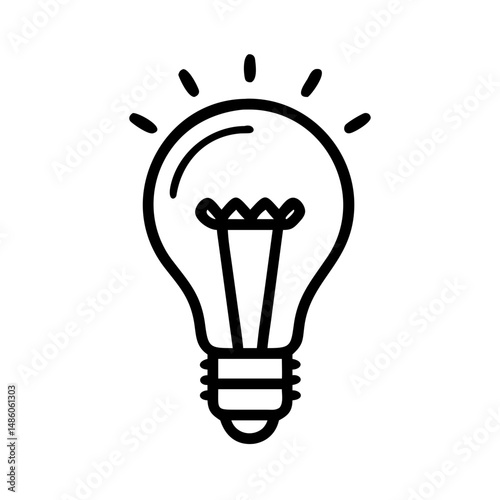 Icon of a Light Bulb