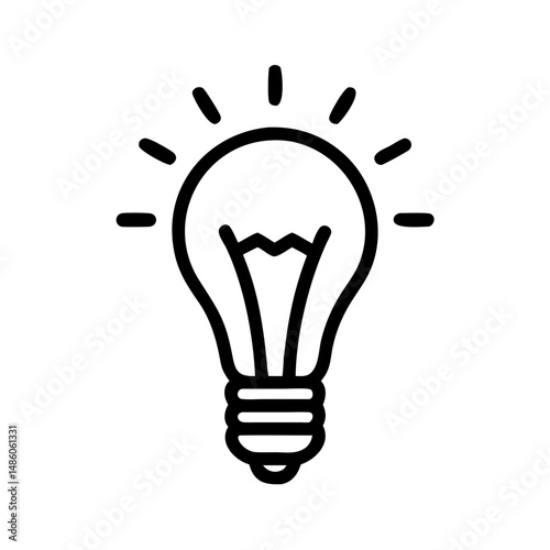 Icon of a Light Bulb