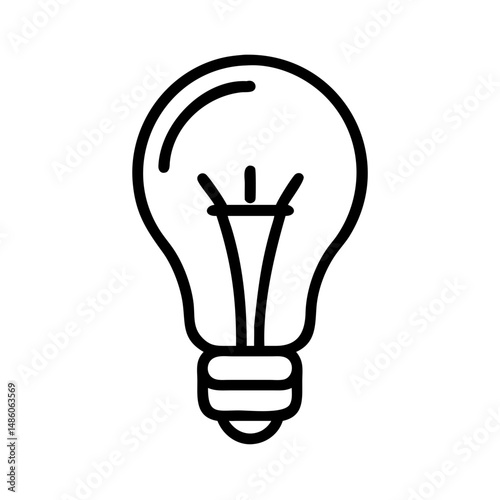 Icon of a Light Bulb