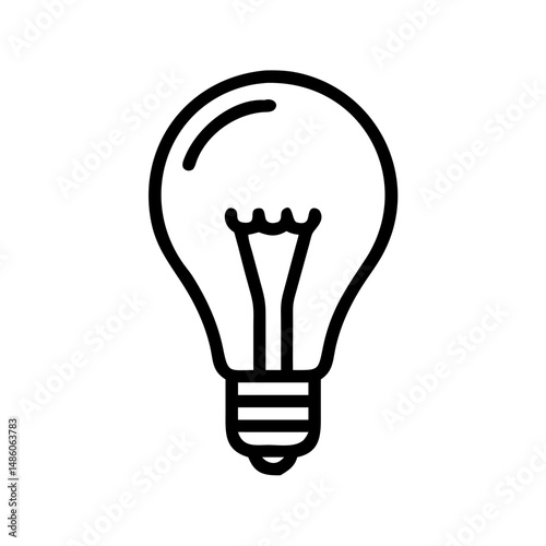 Icon of a Light Bulb