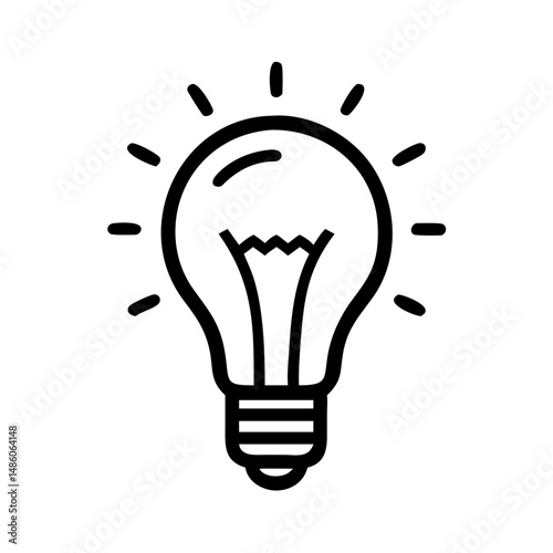 Icon of a Light Bulb