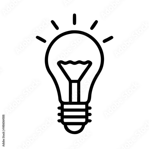 Icon of a Light Bulb