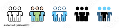 SUPPLY CHAIN MANAGEMENT icons with various styles and colors