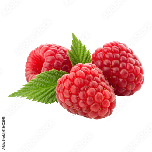 Raspberry Isolated on Transparent Background