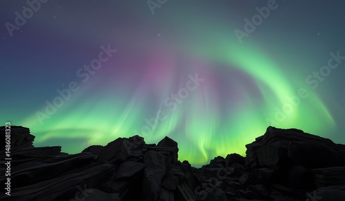 Binary Aurora Borealis 