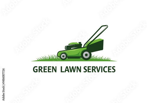 Professional Lawn Care Services Logo Mowing Gardening Lawn Mowing Landscape Design Turf Management