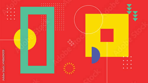 Modern Geometry Abstract Design