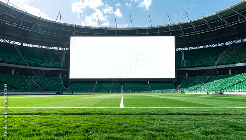 Blank Stadium Jumbotron  Perfect for Sports Event Digital Advertising