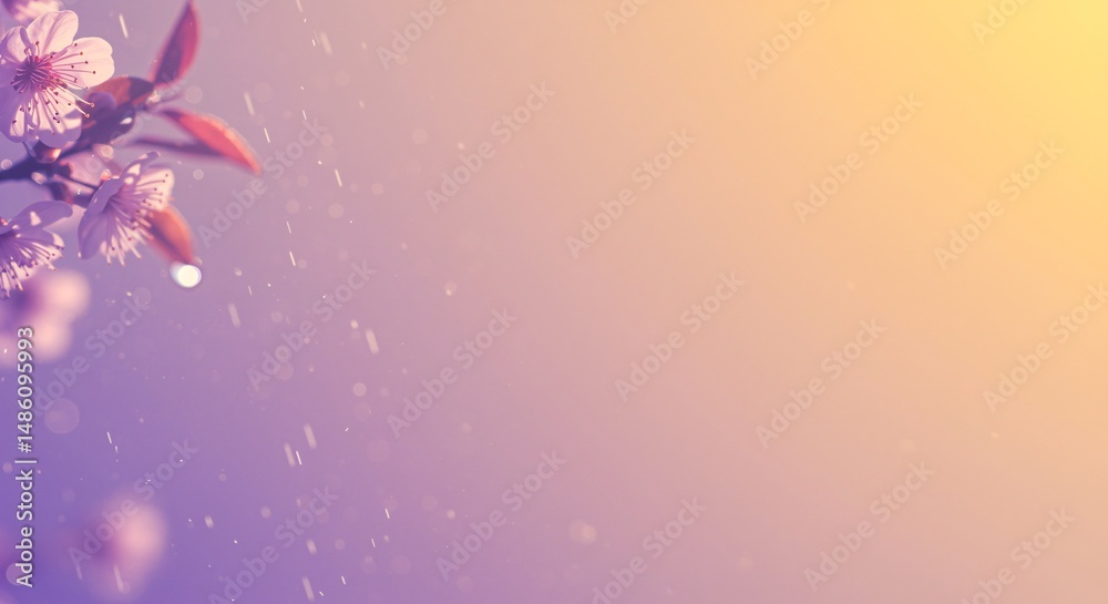 Delicate Spring Blossoms Rain Shower Soft Pastel Background Floral Design Springtime Nature Wallpaper Delicate Spring Blossoms Rain Shower Soft Pastel Background Floral Design Springtime Nature Wallpaper