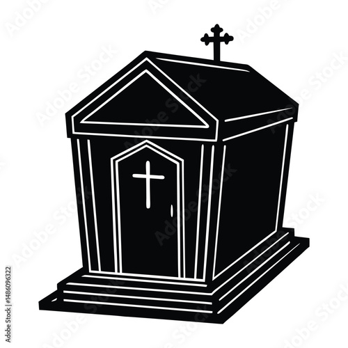 vector illustration of a Crypt