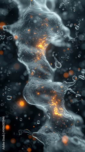 Abstract Liquid Flow, A Stunning Visual