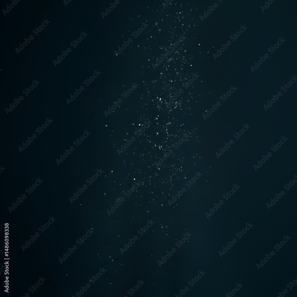 Obraz premium Dust motes suspended in stillness of the void, specks, floating particles, abstract