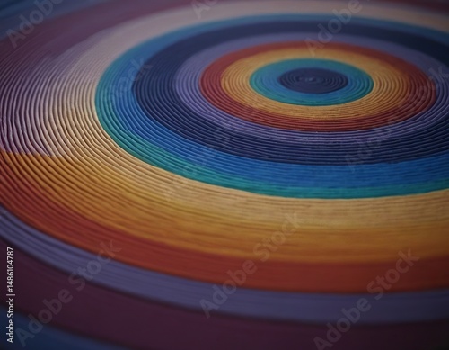 Colorful spiral artwork showcasing vibrant hues, creating an engaging visual pattern.