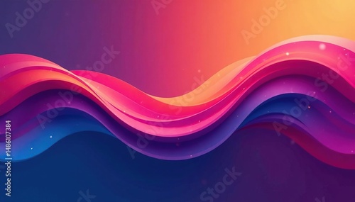Abstract swoosh background, dynamic curves, vibrant colors, perfect for design projects , illustration, digital, abstract art