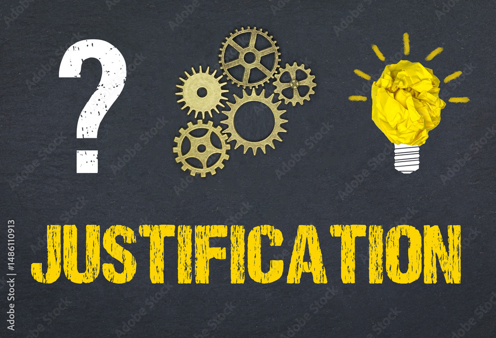 Obraz premium Justification
