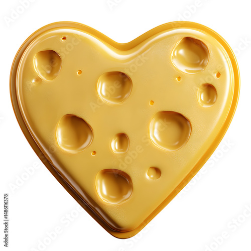 Heart-Shaped Cheese Icon, Cheese Love Symbol Design, 3D Cheese Heart Illustration, Cheese ,Cartoon Cheese Heart, Cheese Emoji Heart, Cheesy Heart, Cheese Valentine