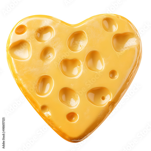 Heart-Shaped Cheese Icon, Cheese Love Symbol Design, 3D Cheese Heart Illustration, Cheese ,Cartoon Cheese Heart, Cheese Emoji Heart, Cheesy Heart, Cheese Valentine