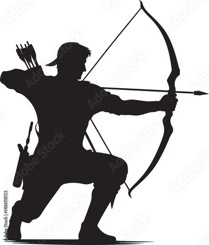 archer vector silhouette