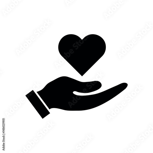 Helping Hands Vector – Nonprofit Aid and Charity Symbol Design