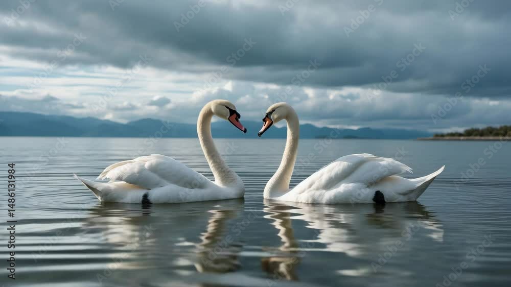 The ocean's swans The ocean's swans
