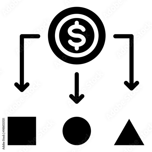 Cost Allocation Icon
