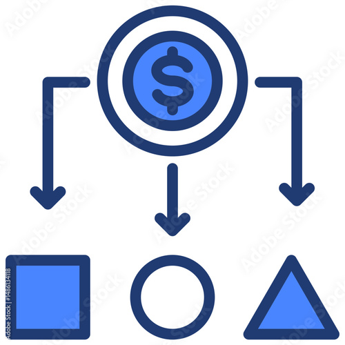 Cost Allocation Icon