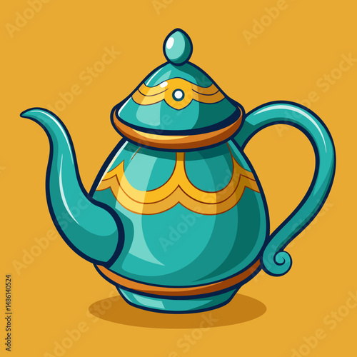 teapot and cup