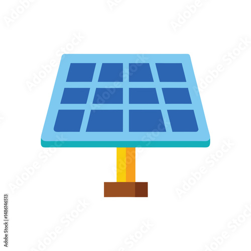 solar power panel vector