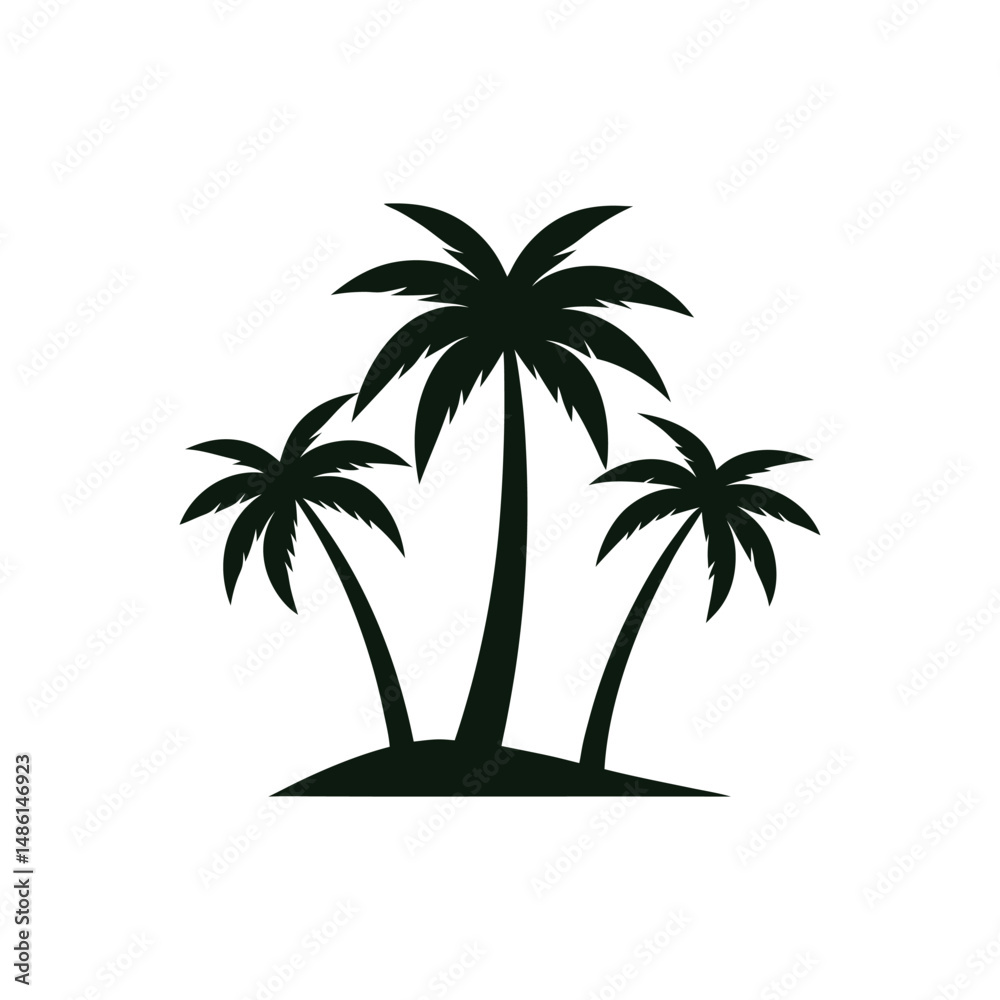 Obraz premium Plam trees vector