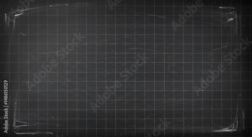 Dusty chalkboard grid school day residue