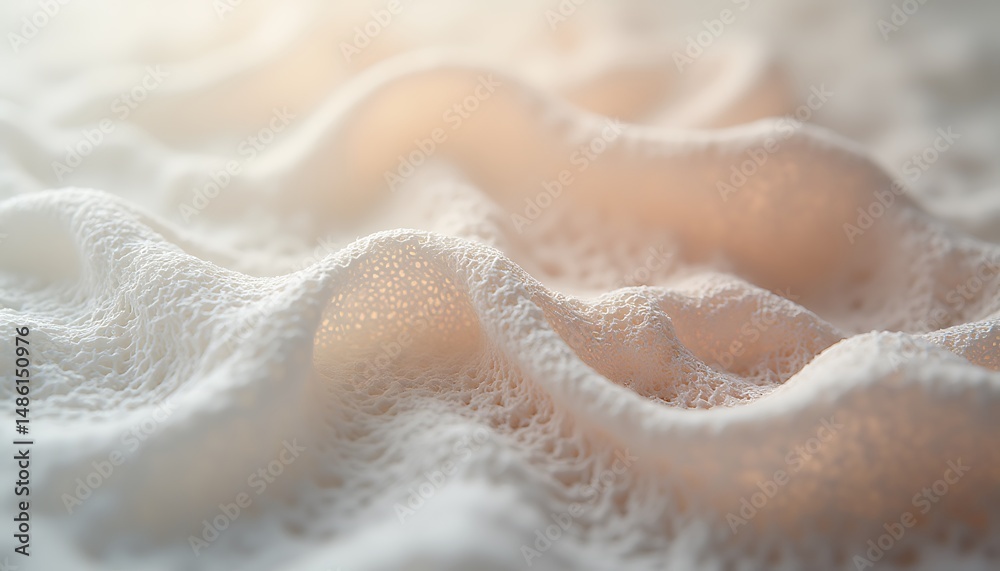 Obraz premium white silk fabric