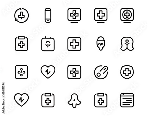 Medical Dashboard Icons