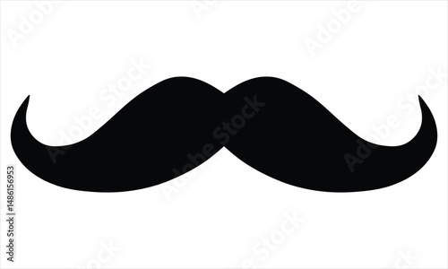 vector mustache icon