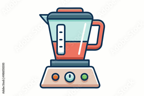 kitchen blender with jar icon