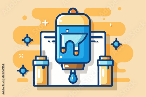 water purifier wall mounted icon