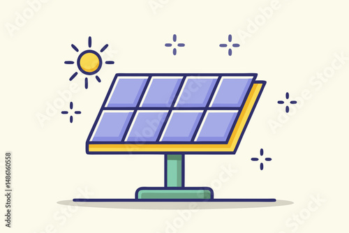 solar panel tilted icon