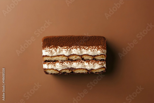 A layered dessert of rich flavors and textures.