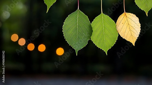 Fresh Sunlight Through Young Leaves Abstract