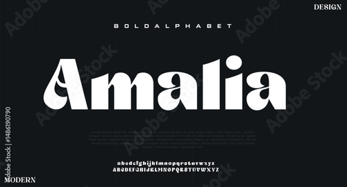 Amalia minimal modren fashion classic letter serif fonts decorative wedding vintage retro logos. vector illustration