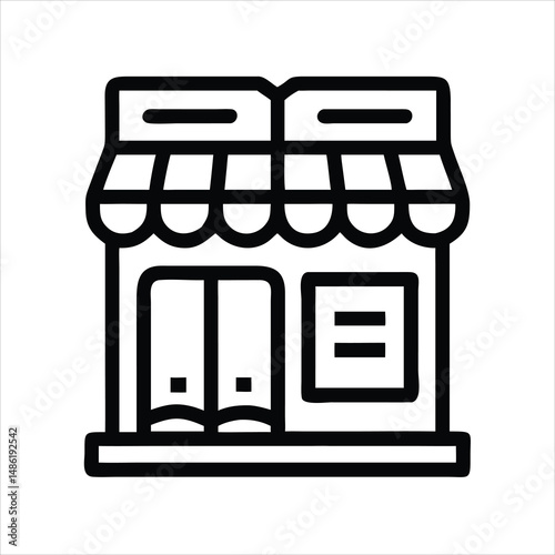 vector illustration of a store