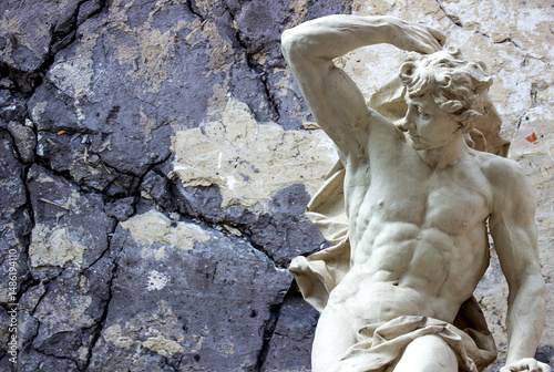 Titans and Atlantes from Greek mythology. Myths of ancient Greece	
