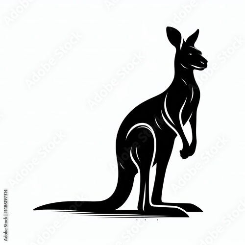 kangaroo silhouette