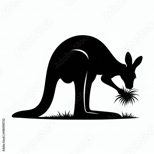 kangaroo silhouette