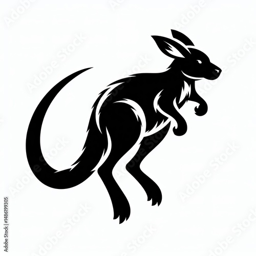 kangaroo silhouette
