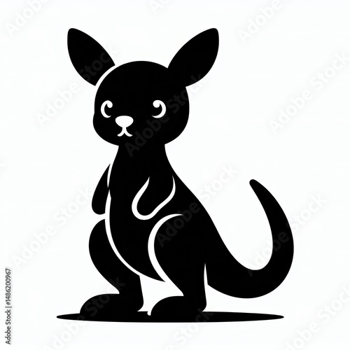 kangaroo silhouette