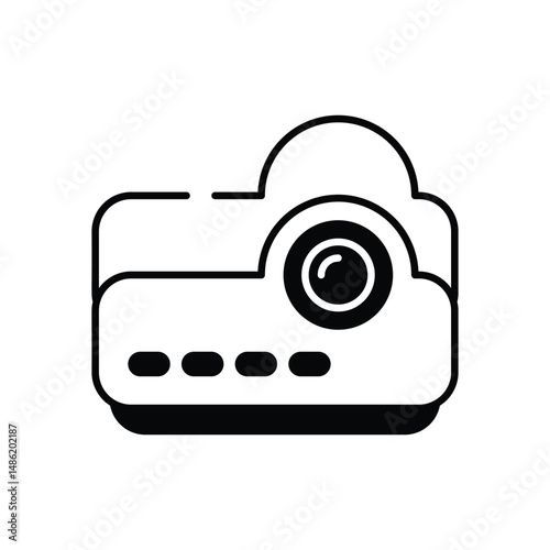 Projector icon vector stock illustration
