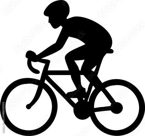 cyclists riding.eps
